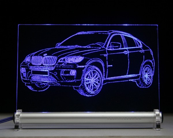 BMW X6 LED Leuchtschild
